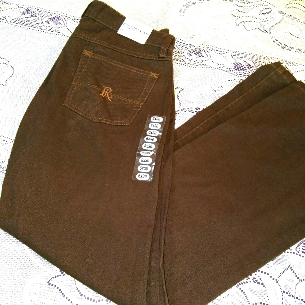 POLO JEANS Ralph Lauren NWT Chocolate Brown Jeans